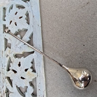 sølvfarvet-metal-drinks-køler-til enkelt-glas-retro-pind